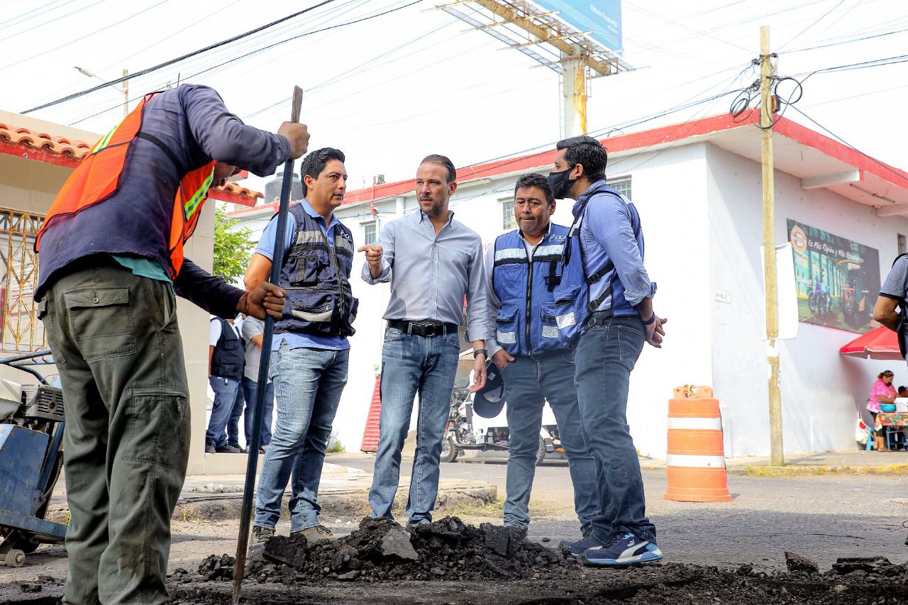 Urbis Alcalde JM Unánue supervisa programa de bacheo en Juan Pablo II